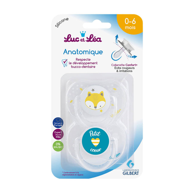 Lel Silicone Soother Petit 0-6M - Petite Silicone Soothers for Babies