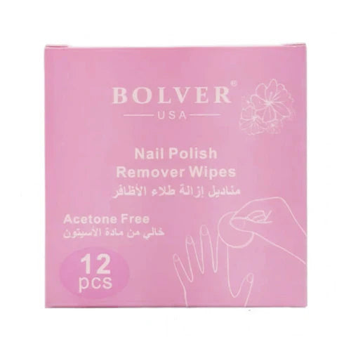 Bolver Nail Polish Remover Wipes 12s