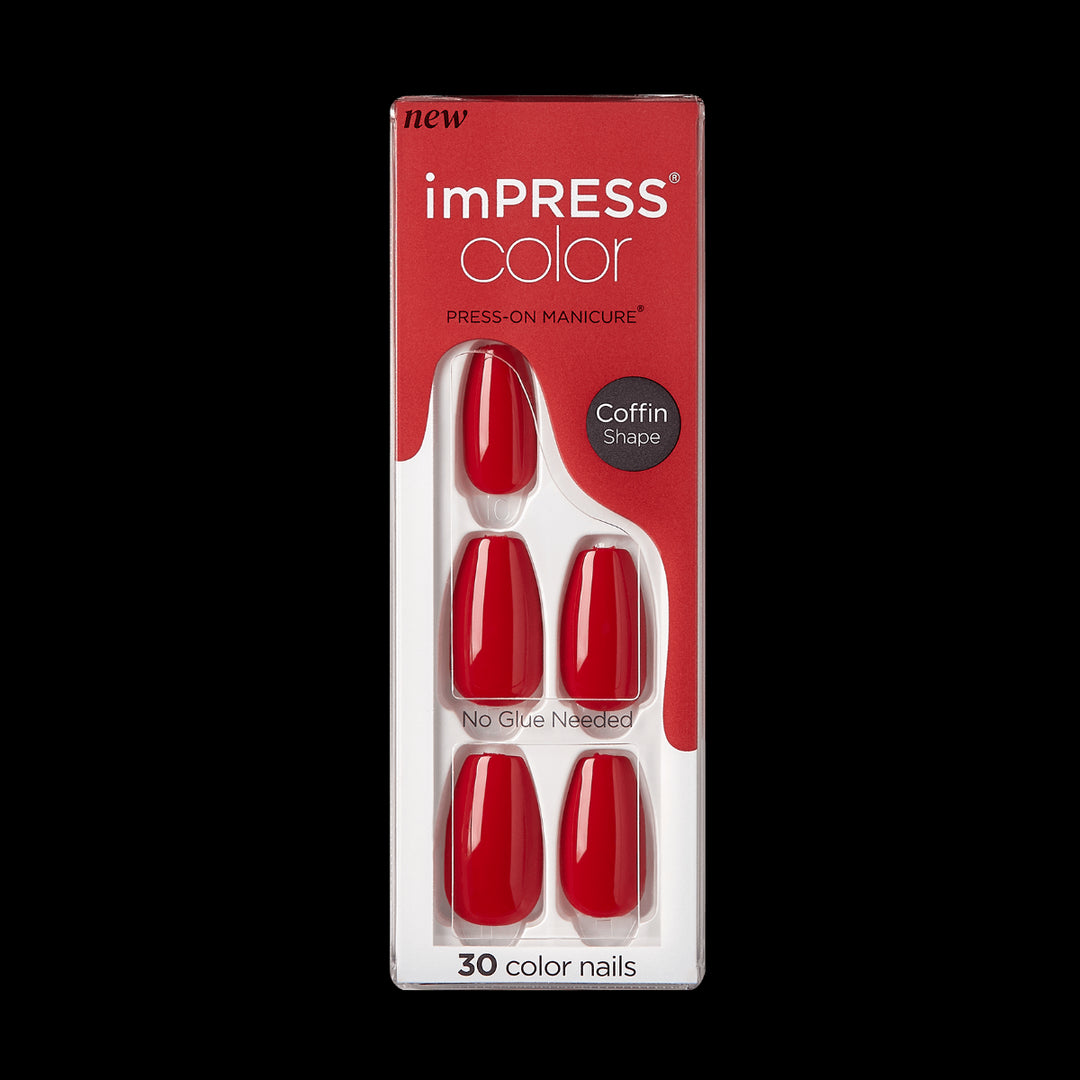 Impress Imc510C Reddy Or Not Press-On Nail 30S