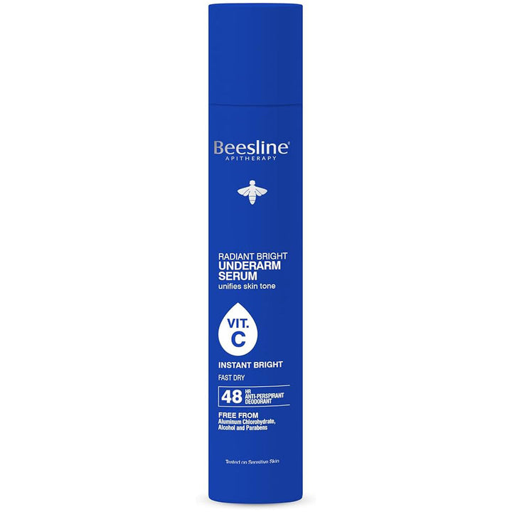 Beesline Radiant White Underarm Serum 150ml for instant brightness and dark spot reduction.