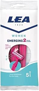 Lea Women Emerging 2-Blade Razors - Smooth Shaving Razors for Women