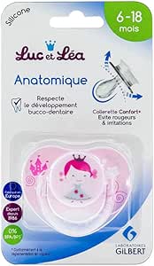 Lel Silicone Soother Ana Princes Ring 6-18M - Princess-Themed Pacifier