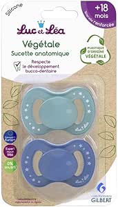 Lel Silicone Sucette Anatomique +18M - Anatomical Silicone Pacifiers