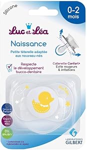 Lel Silicone Soother Naissance 0-2M - Newborn Pacifier for Comfort