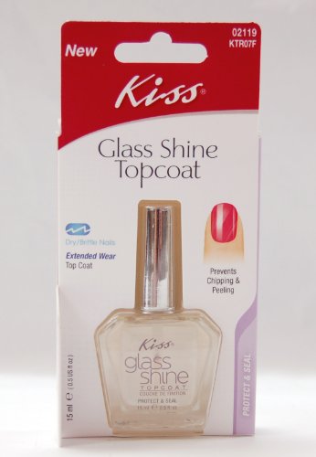 Kiss Ktr07F Glass Shine Top Coat 15Ml