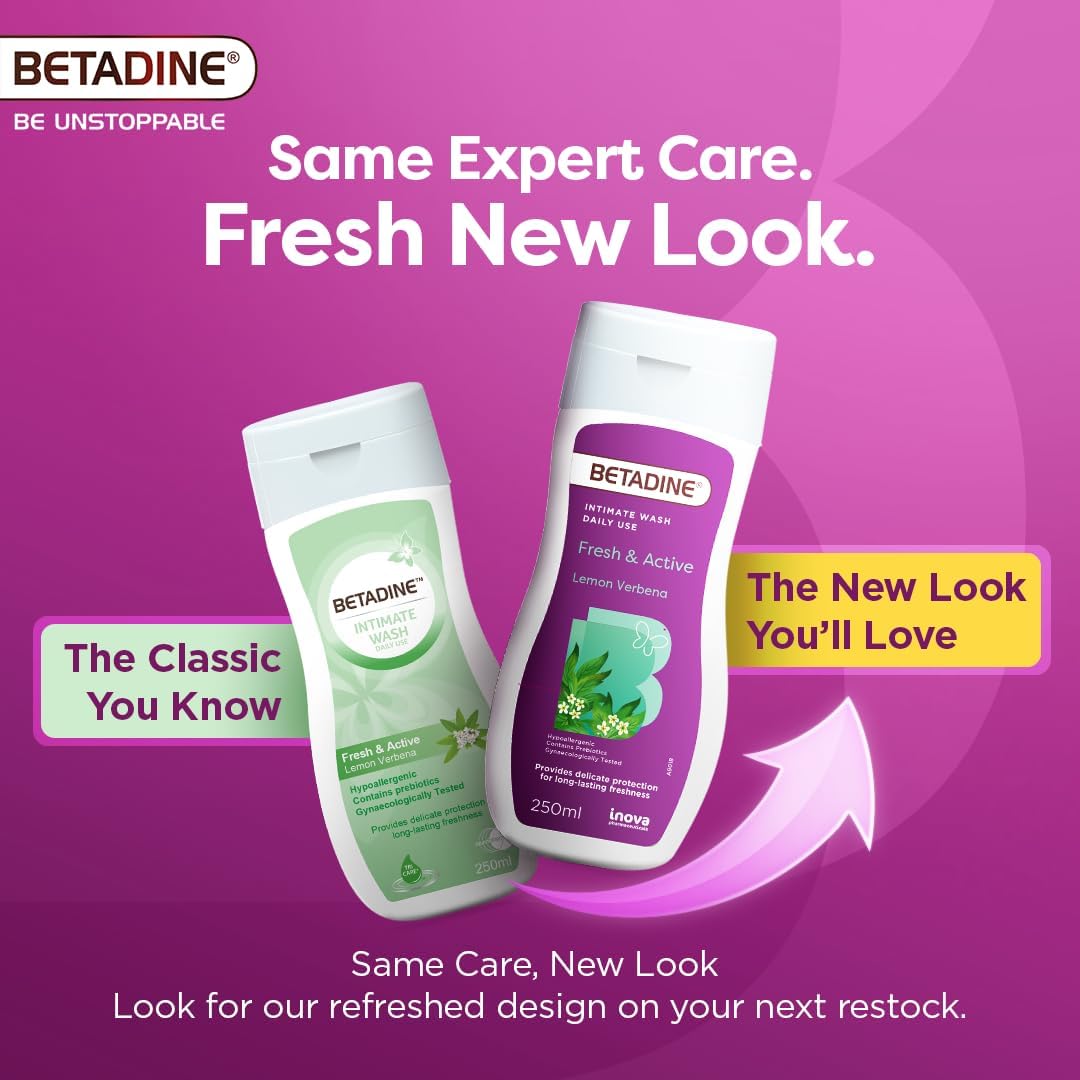 Betadine Intimate Wash Fresh & Active 250ml