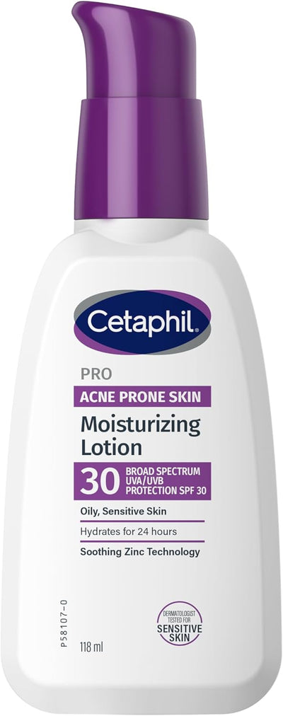 CETAPHIL SPF30 PRO ACNE SKIN MOIST LOTION 118ML (INS)