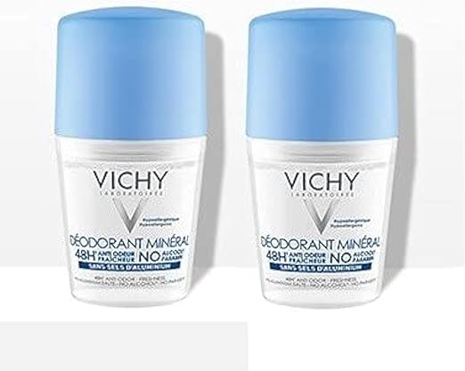 Vichy Deodorant Blue Mineral Roll On (Buy 1 Get 50% Off on the 2nd)