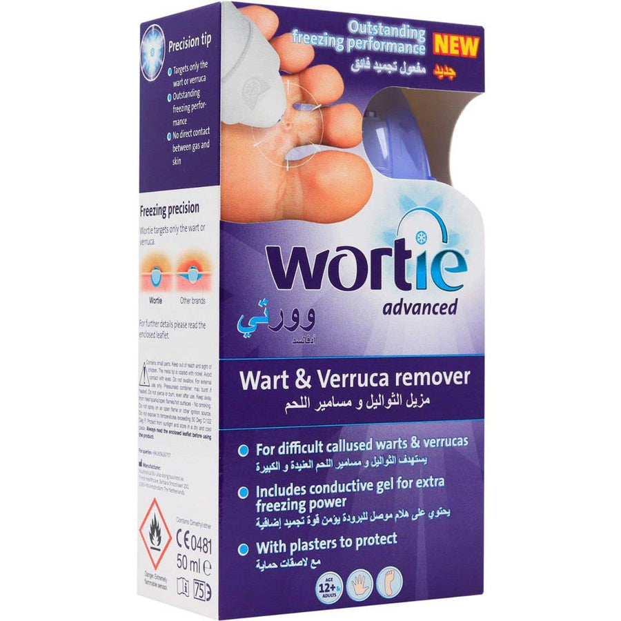 Wortie Advanced Wart & Verruca Remover 50ml