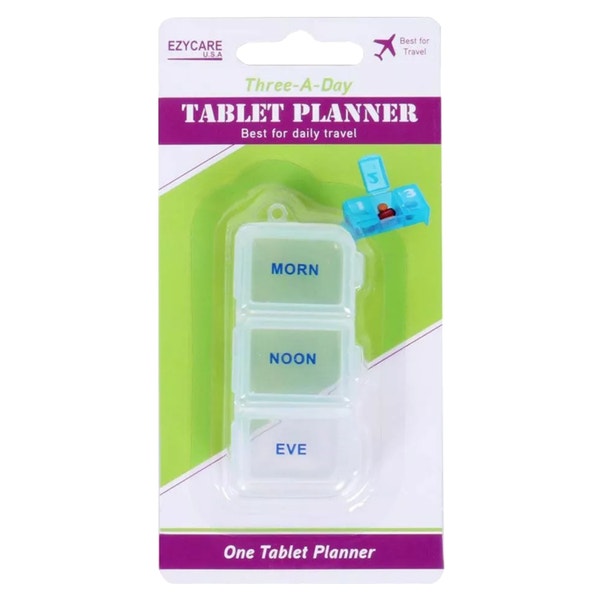 Ezy Care Three-a-Day Weekly Pill Planner - 17125