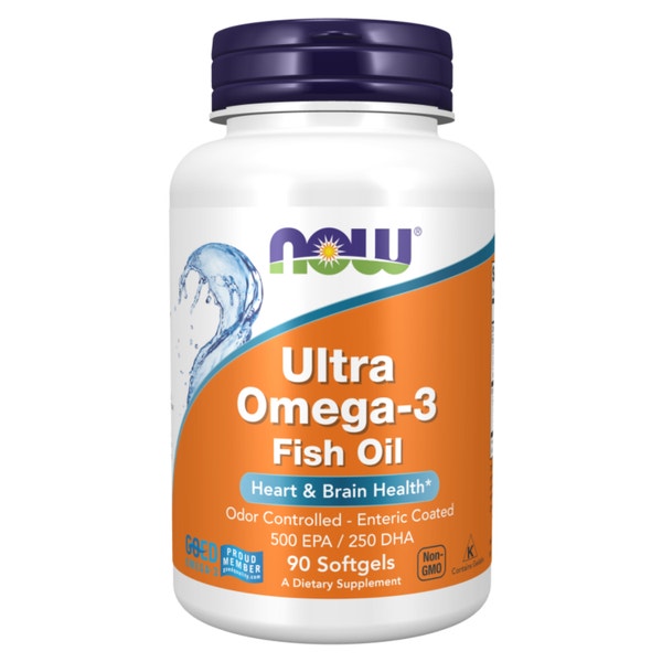 NOW Ultra Omega-3 Fish Oil Softgels 90pcs