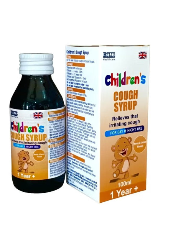 BELLS CHILDREN COUGH SYRUP HONEY&LEMON 100ML