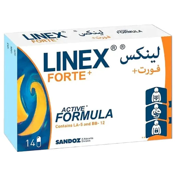 Linex Forte Plus 60mg Capsules 14S