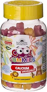 SUNSHINE KIDS CALCIUM W/ VIT D3 GUMMIES 60S