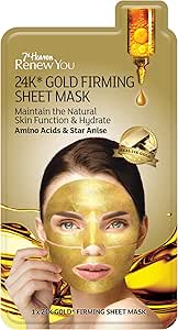 7Th Heaven Renew 24K Gold Firming Sheet Mask