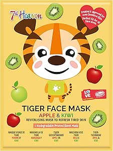 7Th Heaven Tiger Apple&Kiwi Face Sheet Mask