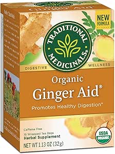 TM ORGANIC GINGER AID TEA 16S