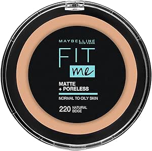 Maybelline Fit Me Powder 220 Natural Beige - Long-Lasting Powder Finish