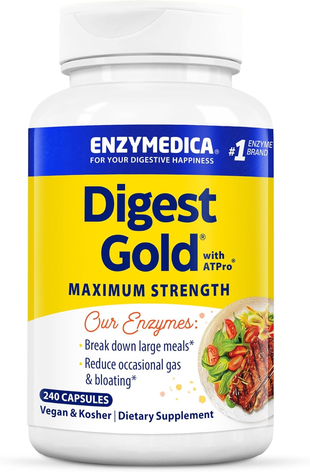 Enzymedica Digest Gold 45 Capsules Better Digestion 45s