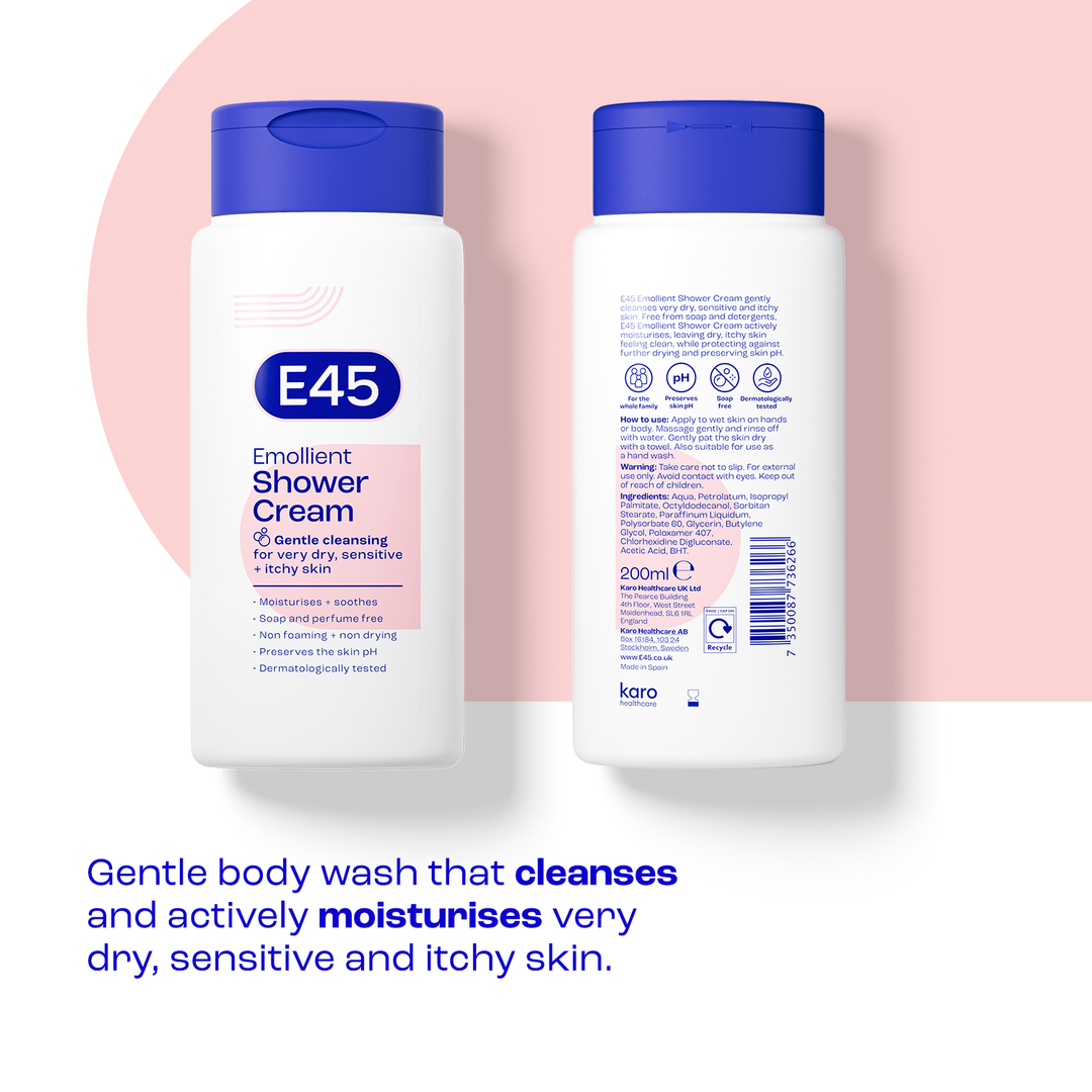 E45 Emollient Shower Cream 200Ml