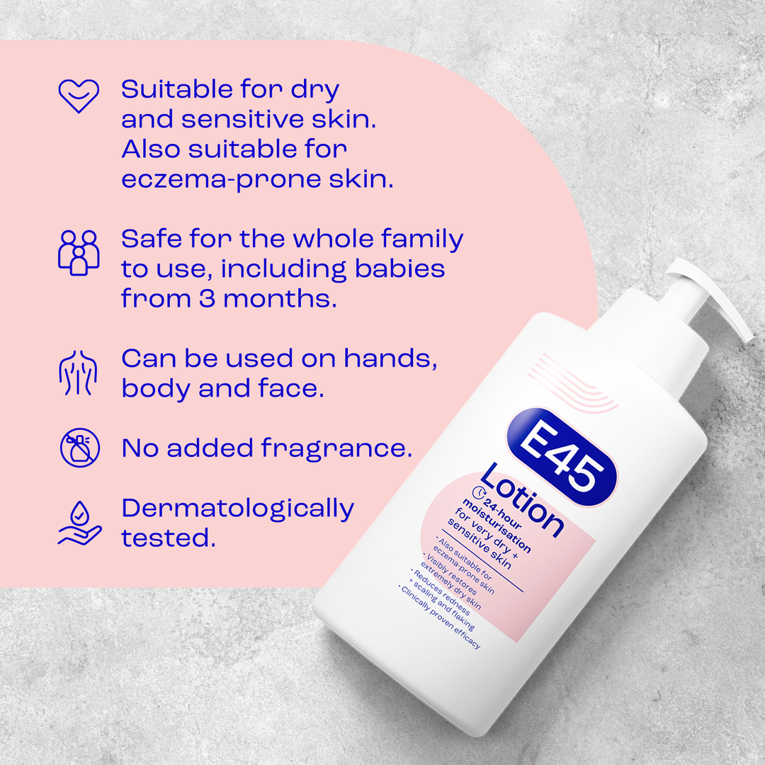 E45 Moisturizing Body Lotion 500Ml