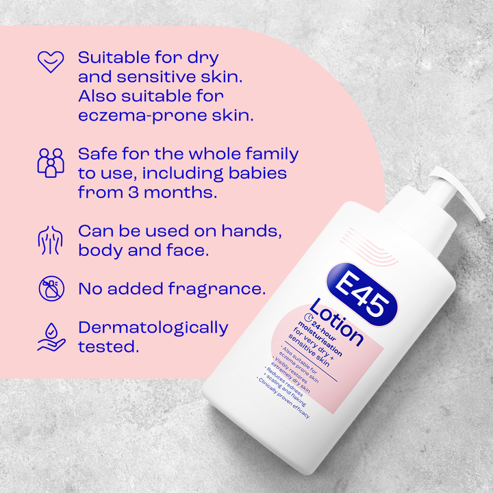 E45 Moisturizing Body Lotion 500Ml