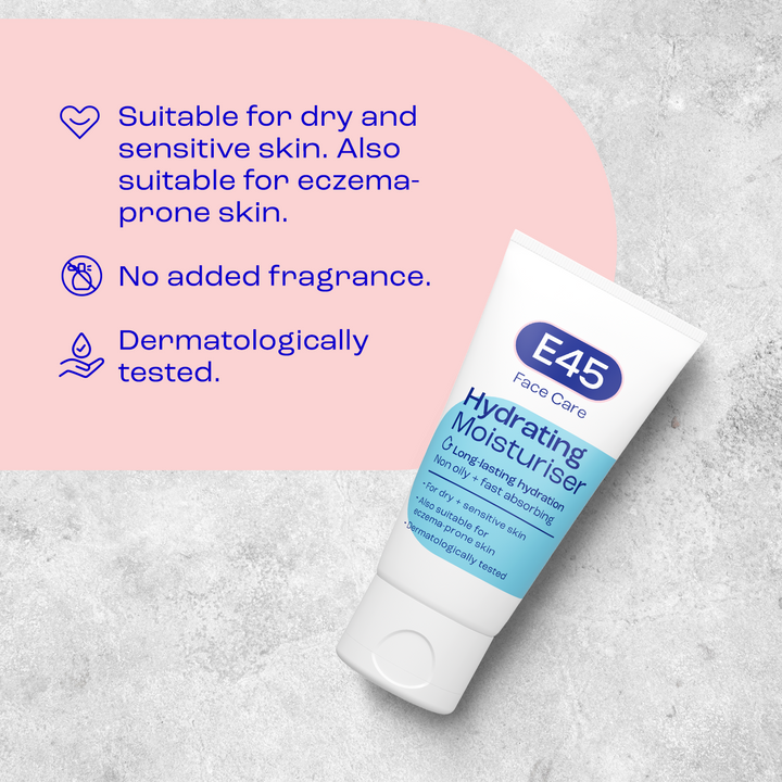 E45 Face Hydrating Moisturiser 50Ml