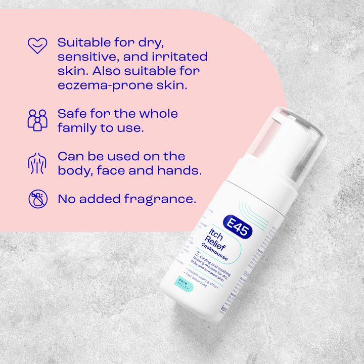 E45 Itch Relief Cool Mousse 100Ml