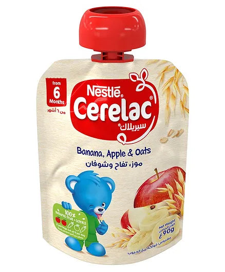 Cerelac Banana Apple & Oats 90G