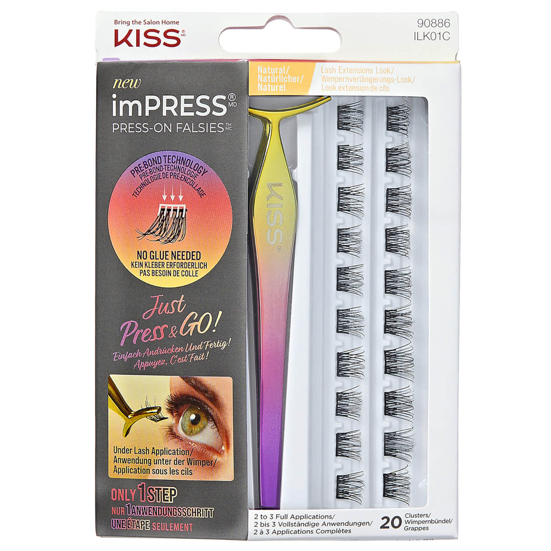 Impress Ilk01C Press-On Falsies Lashes 20S
