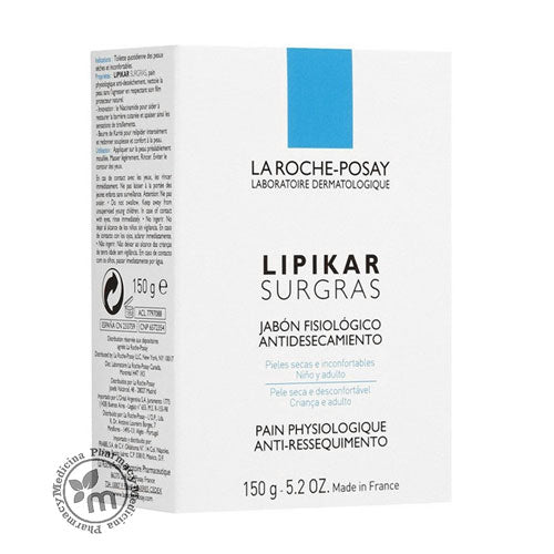 La Roche-Posay Lipikar Surgras Lipid-Enriched Cleasning Bar 150gm