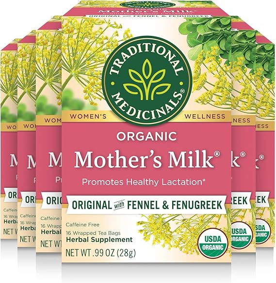 TM ORGANIC MOTHERS MILK W/ FENNEL&FENUGREEK TEA 16S