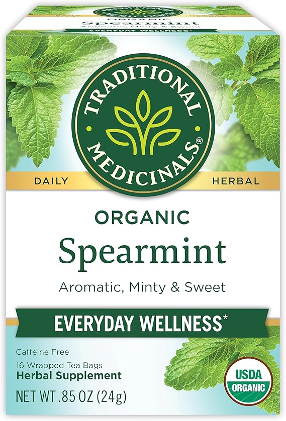 TM ORGANICG SPEARMINT HERBAL TEA 16S