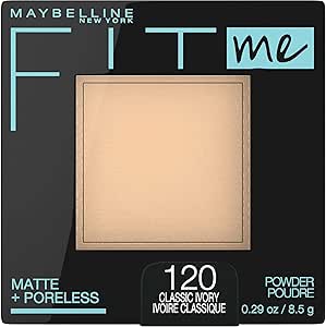 Maybelline Fit Me Powder 120 Classic Ivory - Smooth Compact Powder