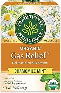 TM ORGANIC GAS RELIEF CHAMOMILE MINT TEA 16S