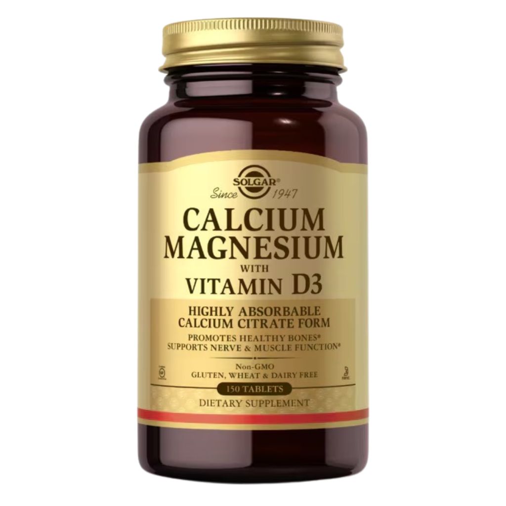 Solgar Calcium, Magnesium with Vitamin D3 Tablets 150pcs