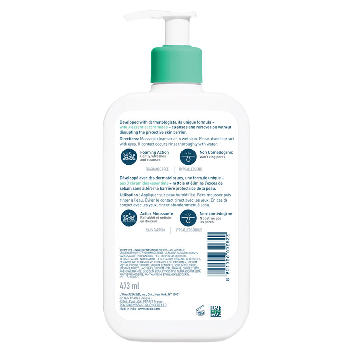 Cerave Foaming Cleanser 473Ml