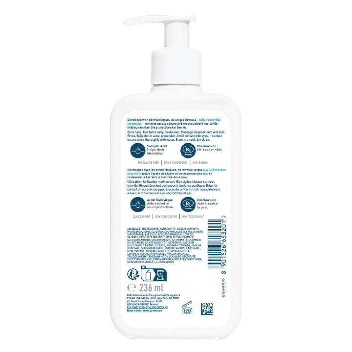 Cerave Blemish Control Cleanser 236Ml