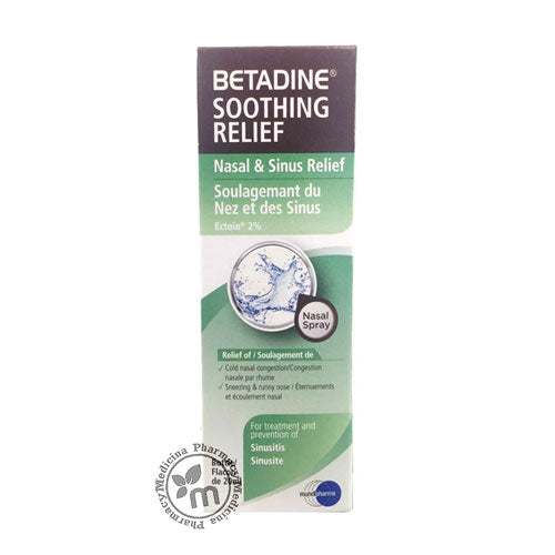 Betadine Nasal Spray Soothing Relief 20 ml