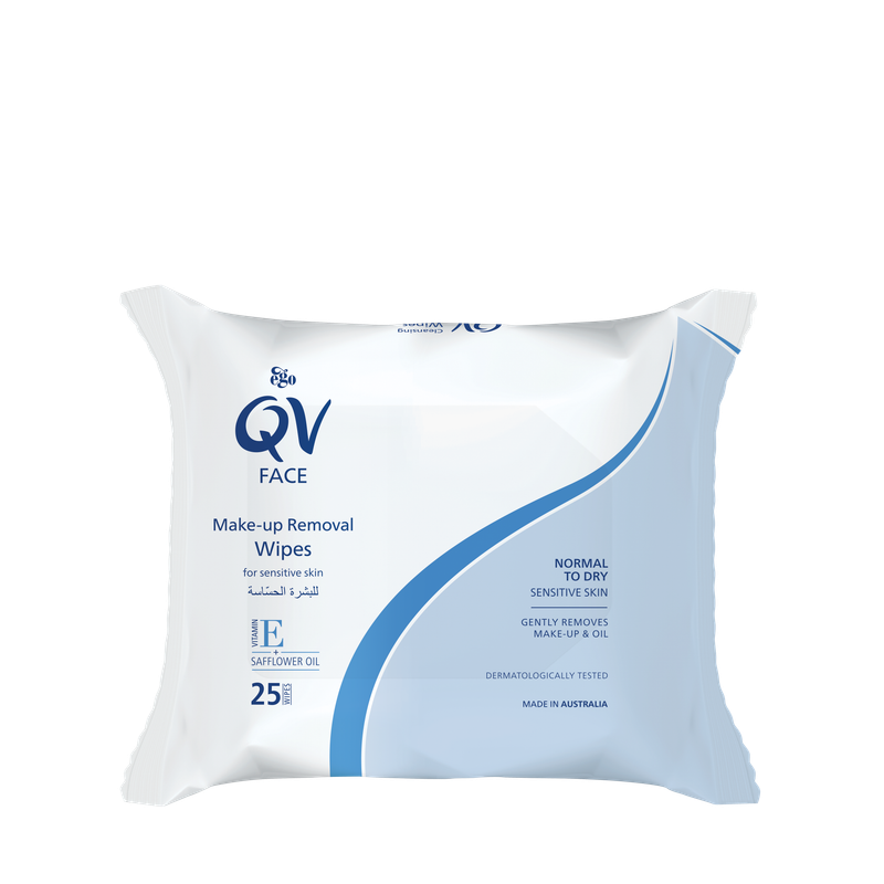 Ego QV Face Make Up Removal Wipes 25s