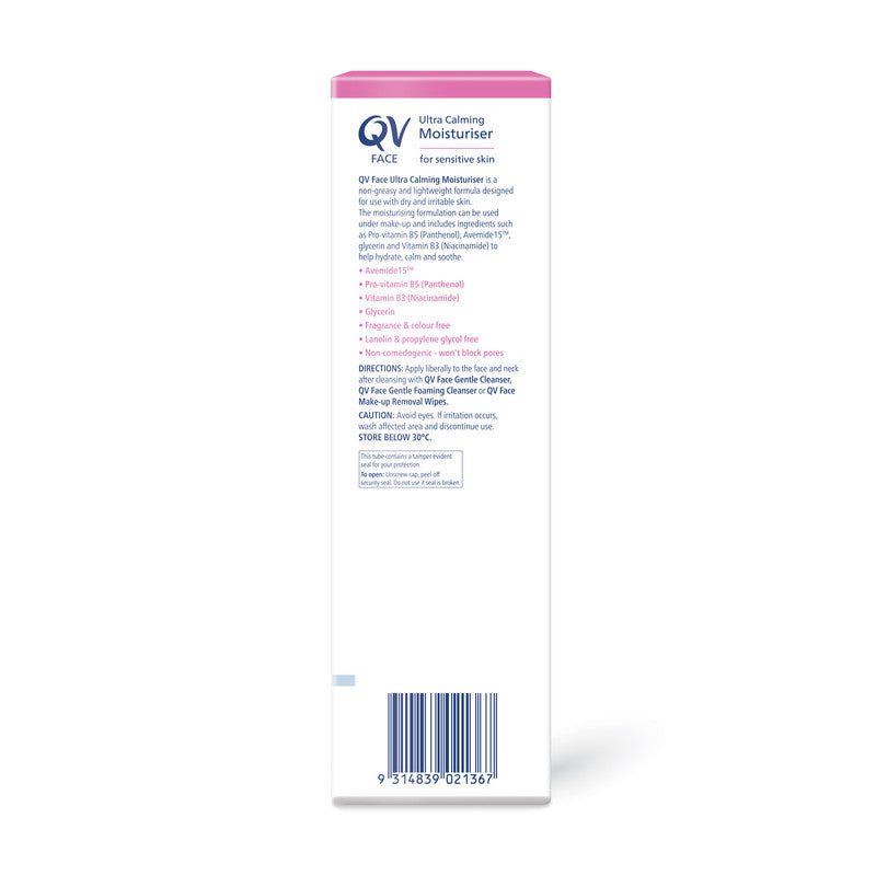 Ego Qv Face Ultra Calming Moisturiser 75g