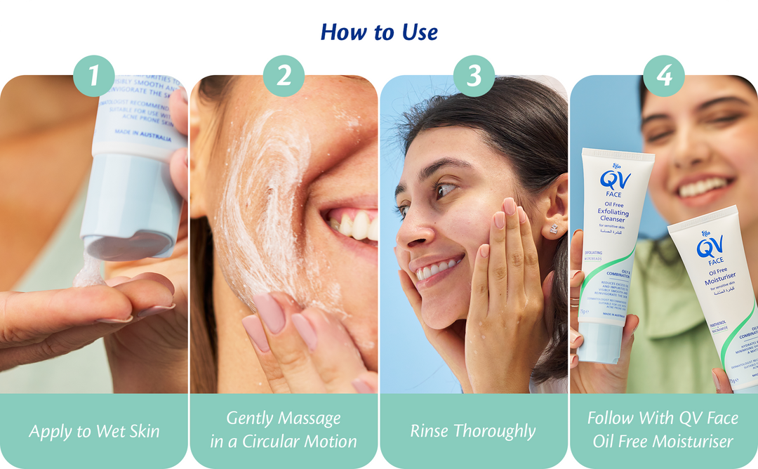 EGO QV OIL FREE EXFOLIATING CLEANSER 75G