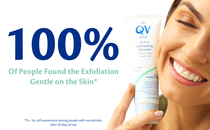 EGO QV OIL FREE EXFOLIATING CLEANSER 75G