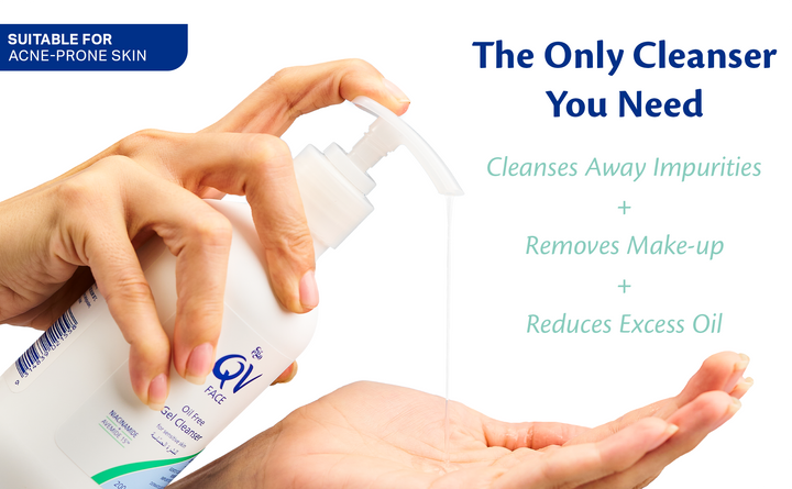 EGO QV OIL FREE GEL CLEANSER PUMP 200ML