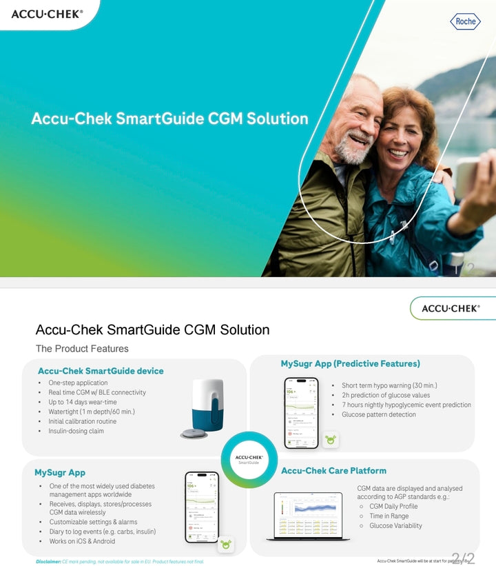 ACCUCHEK SMARTGUIDE GLUCOSE MONITOR(CGM) 1S