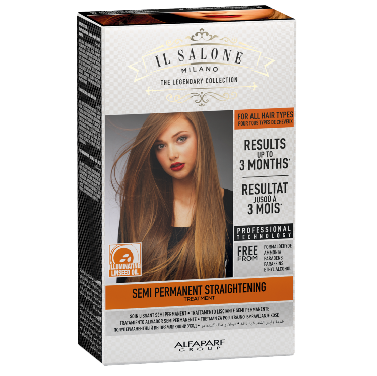 Alfaparf Il Salone Straightening Kit withLinseed Oil