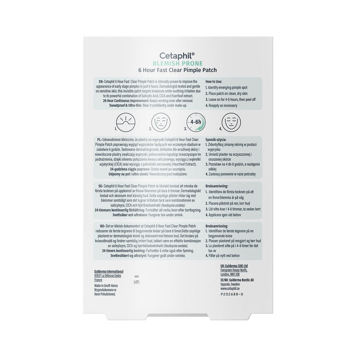 Cetaphil 6Hr Fast Clear Pimple Patch 24S