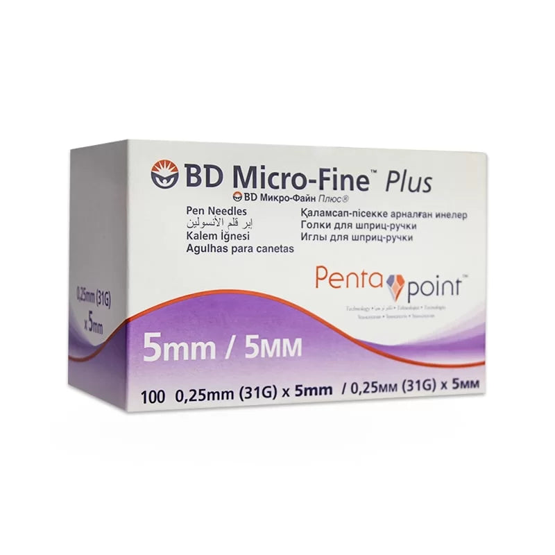 BD Micro-Fine Plus Needle Penta Point 31gx5mm 100s