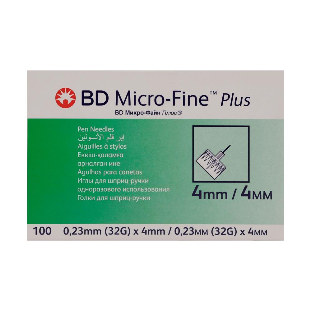 BD Micro-Fine Plus Needle 4mm 100s