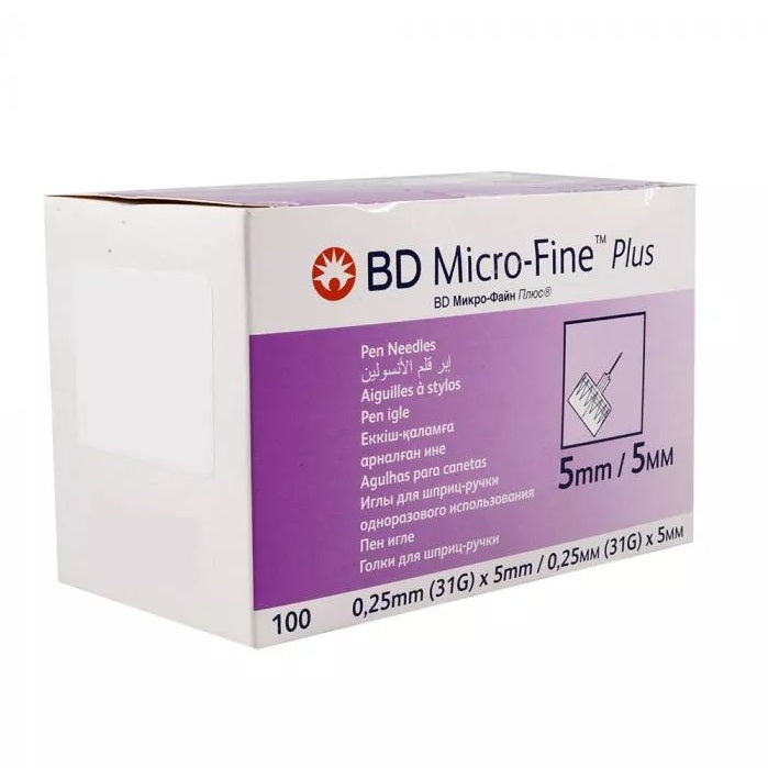 BD Micro-Fine Plus Needle 5mm 100s